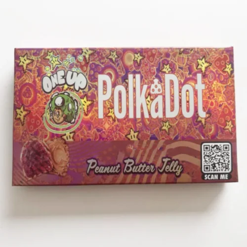 Polkadot Peanut Butter Jelly Chocolate Bar