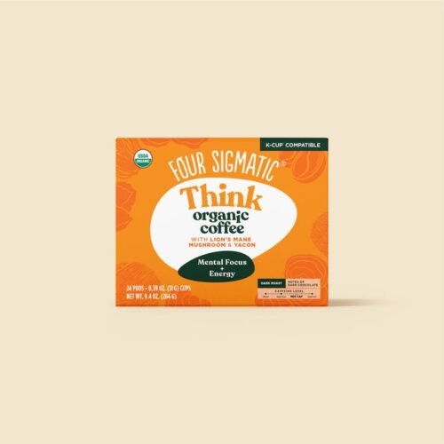 Four Sigmatic Organic Think Coffee Pods Box- 24 count