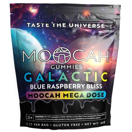 Blue Raspberry Bliss Moocah Mega Dose Mushroom Gummies 5ct