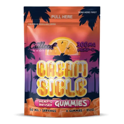 Creamsicle Cutleaf Exotics Hemp-O Gummies 300mg