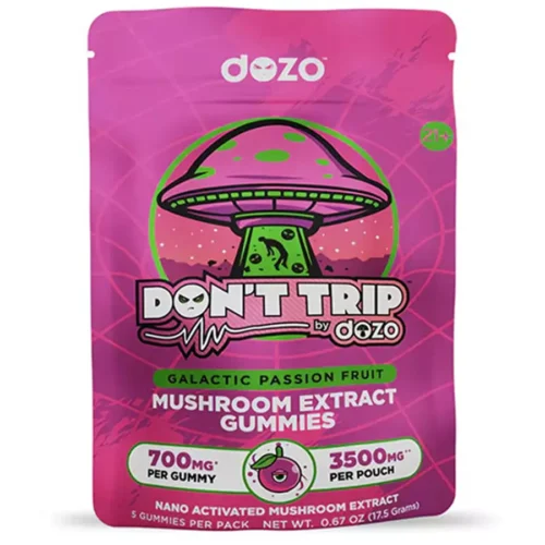 Galactic Passion Fruit Dozo Don’t Trip Mushroom Gummies 3500MG