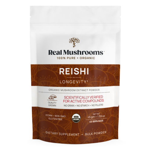 Real Organic Reishi Mushroom Powder – Bulk Extract