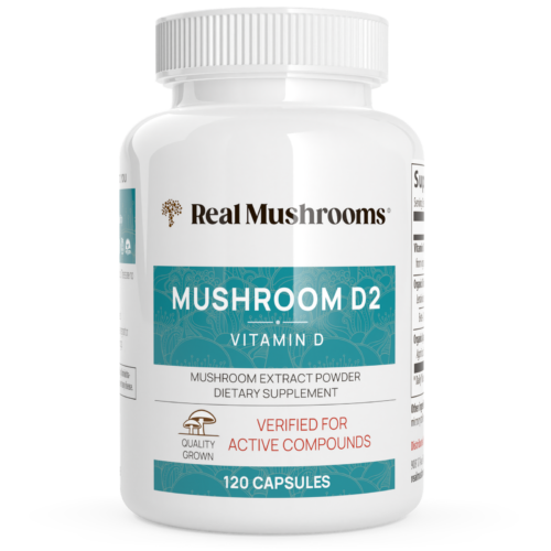 Vitamin D from Organic Mushroom Capsules