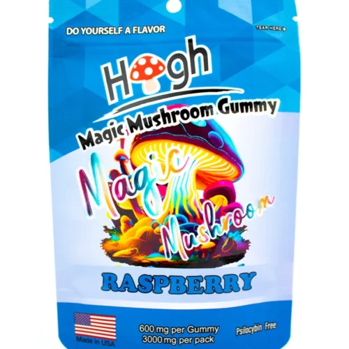 Raspberry High Magic Mushroom Gummies 3000mg