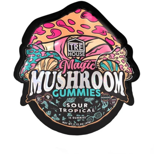 Sour Tropical Tre House Magic Mushroom Gummies