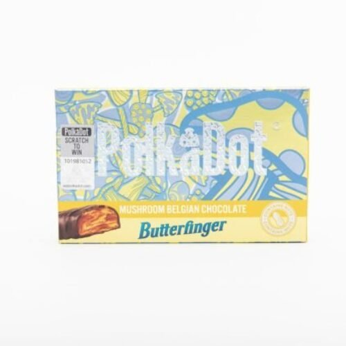 Polkadot Butterfinger Magic Mushroom Chocolate Bar