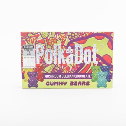 PolkaDot Gummy Bears Chocolate Bar