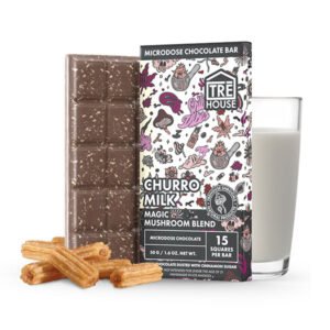 Tre House Churro Milk Mushroom Chocolate Bar | 15 Pieces